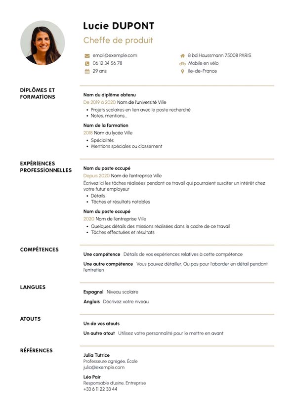 CV Héritage