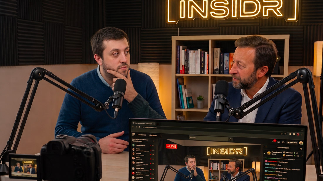 Émission INSIDR - présentation entreprise et métiers en direct