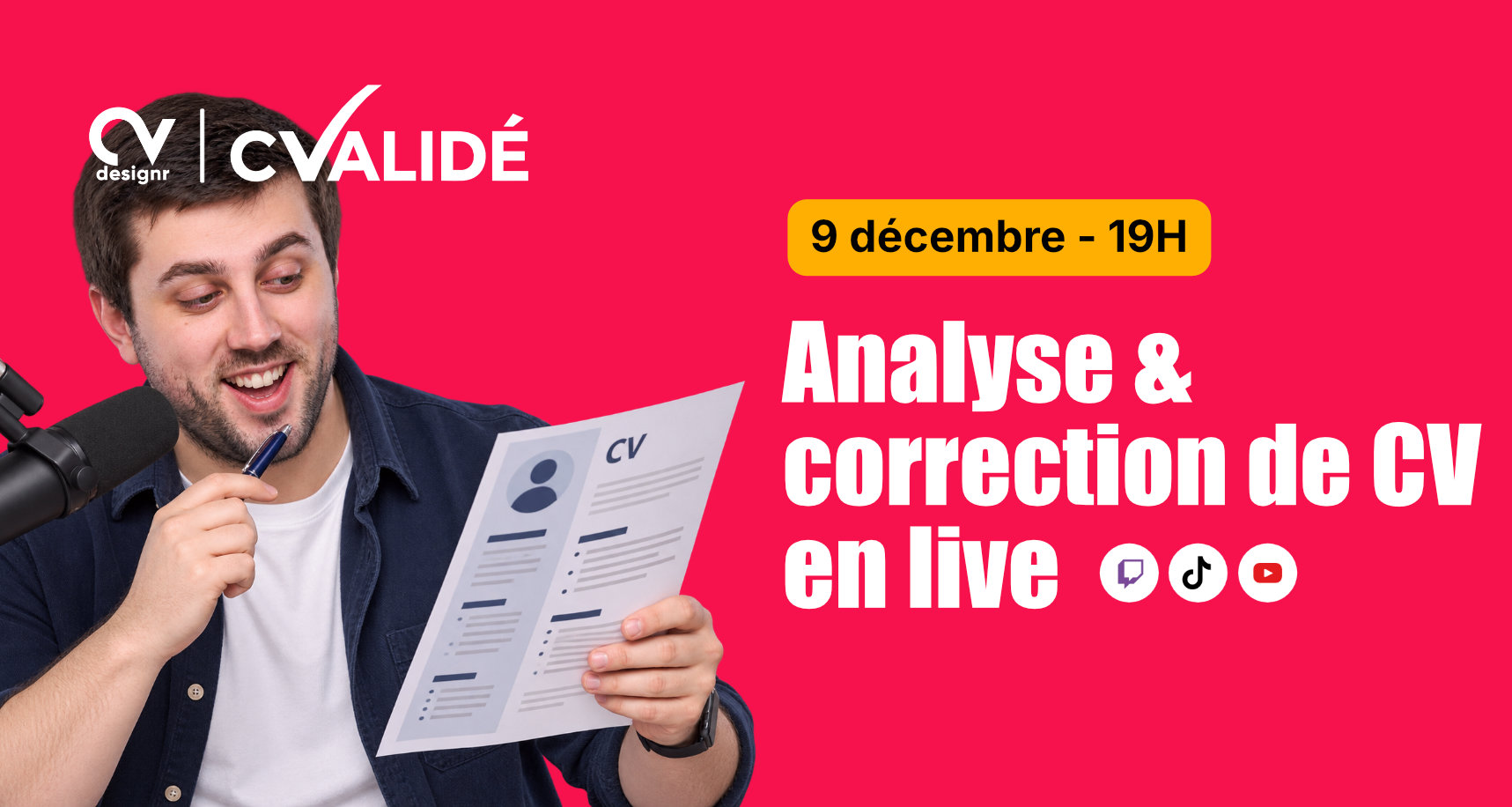 Miniature — CValidé #23 : Analyse et correction de CV