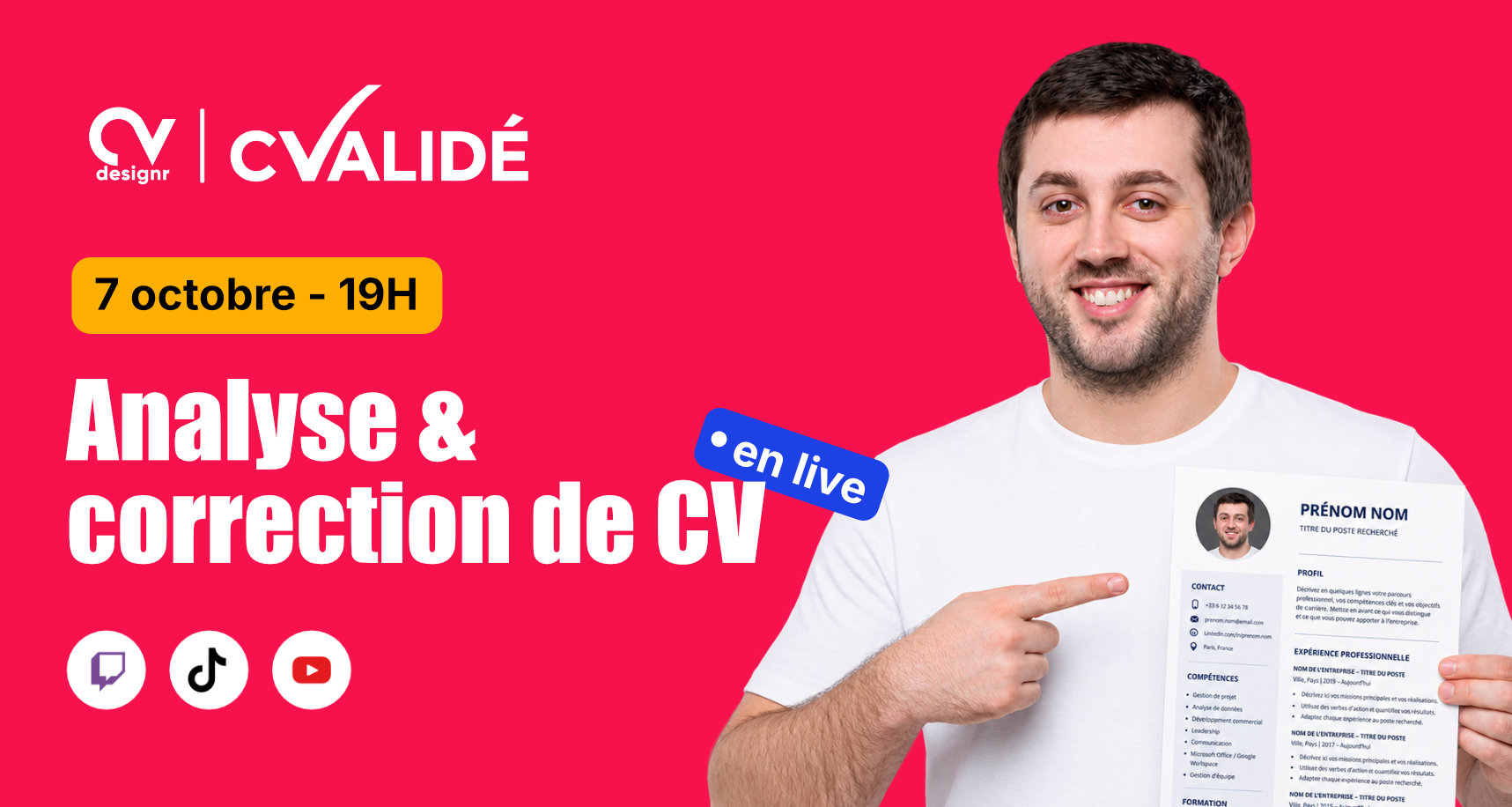 Miniature — CValidé #15 : Analyse et correction de CV