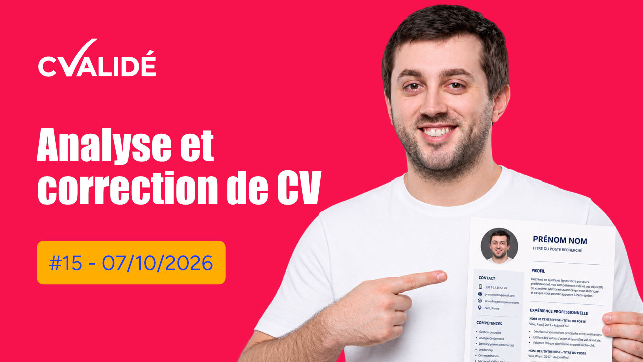 CValidé #15 : Analyse et correction de CV