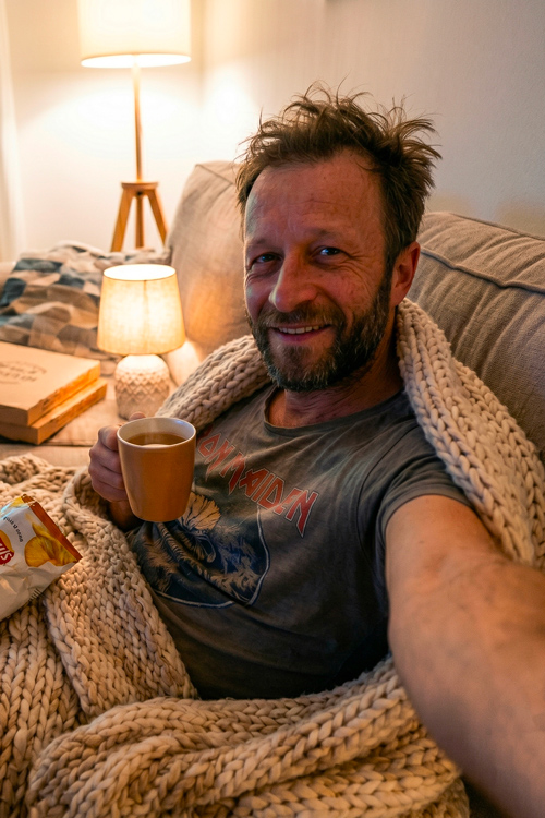 Selfie canapé